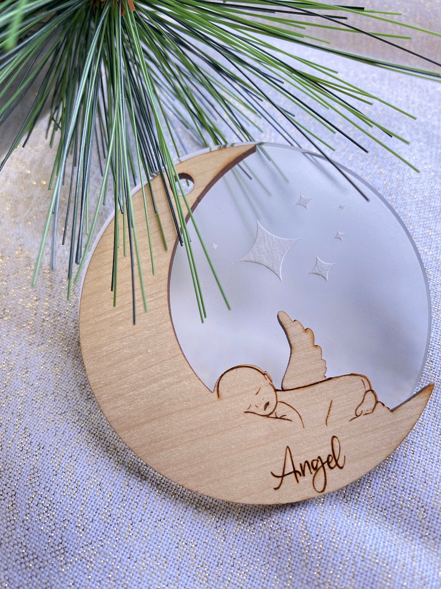 Angel baby - moon