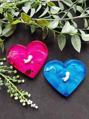 Boy or girl? Heart and Angel card