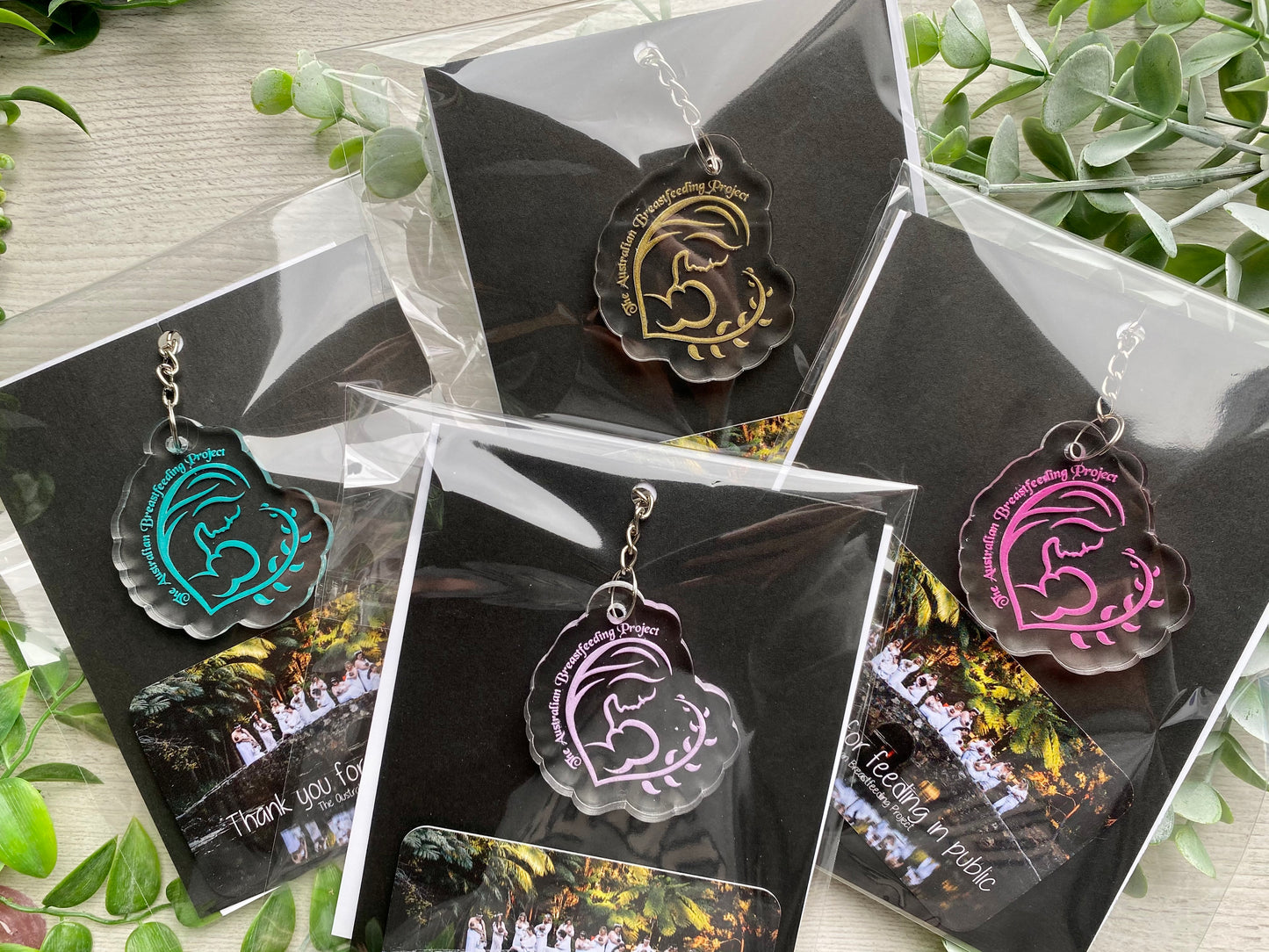 Australian breastfeeding project key chain