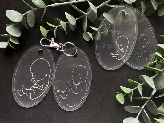 6-12 week key chain