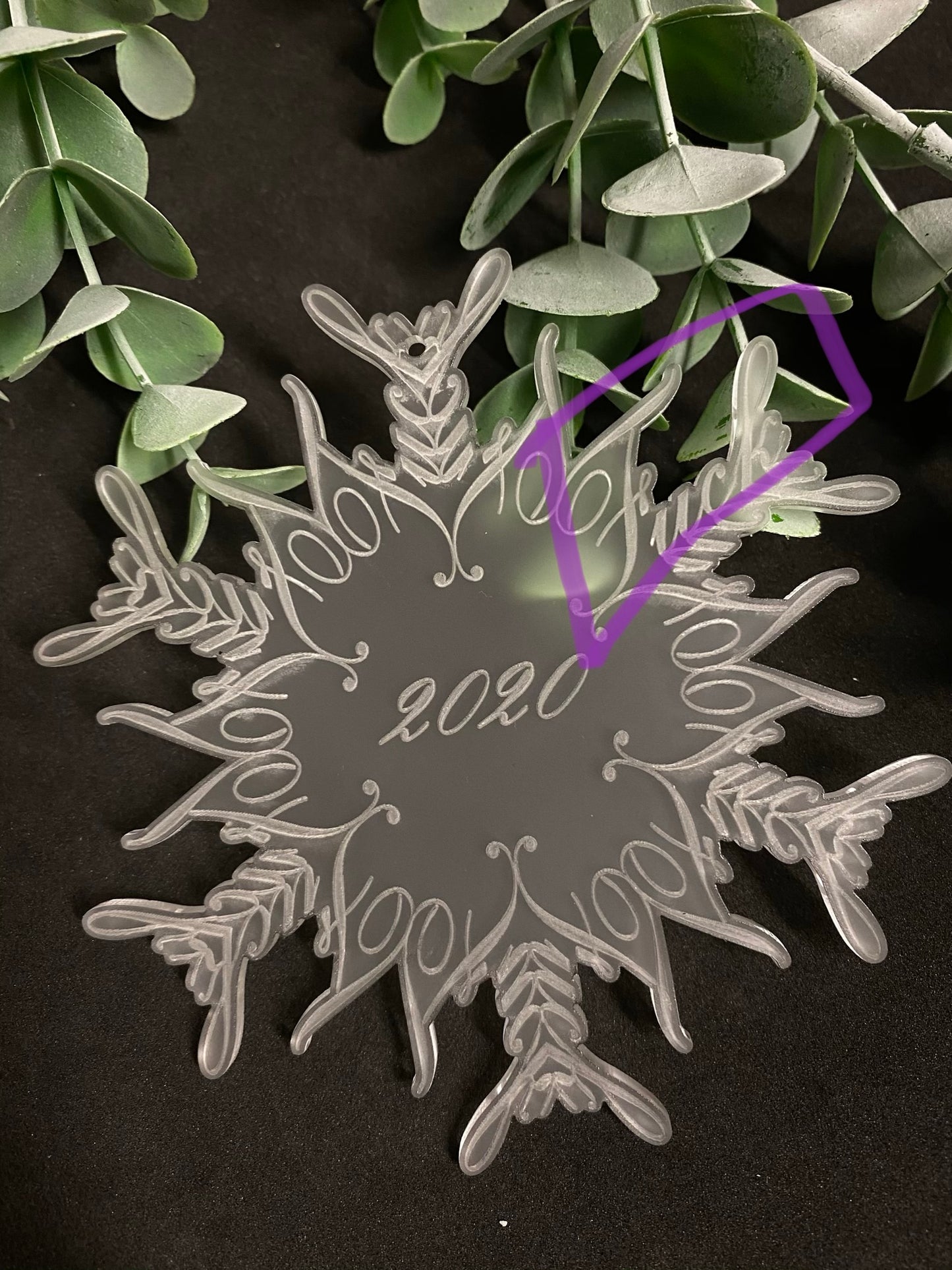 Fuck 2020 Christmas ornament *PRE-ORDER*