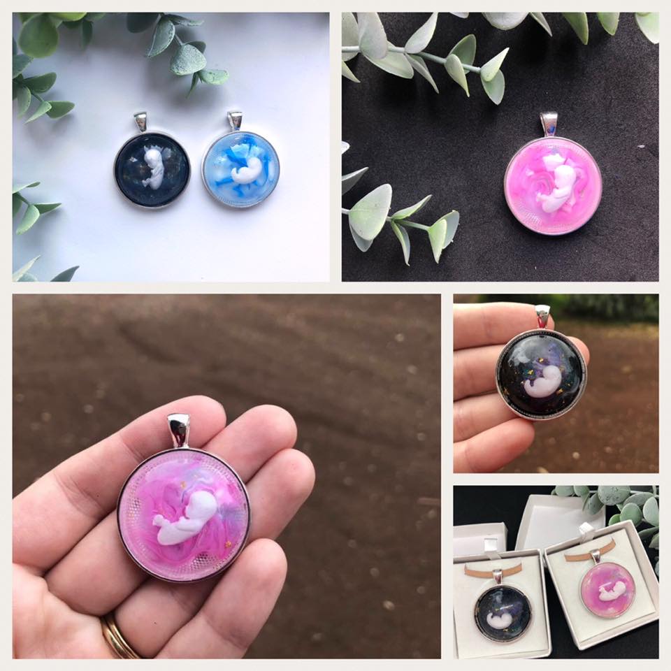 Baby loss custom pendant