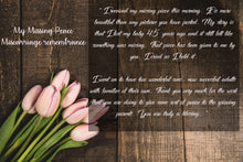 Load image into Gallery viewer, Miscarriage Remembrance GIFT CARD